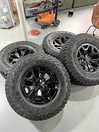 4 oem ram trx wheels tires inox wind