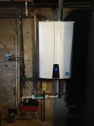 installation of tankless water heater
