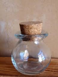 Cork Top Glass Jar