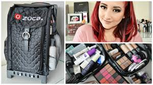 whats in my freelance makeup kit zuca