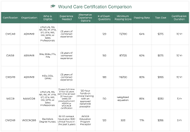 Compare Wound Care Certification Options Accredited Vs