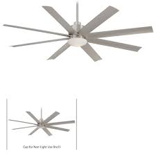 If your simple oscillating fan isn't cutting it and you want to really get the air circulating, then check out this cool new minka aire gyro wet ceiling fan. Minka Aire Contemporary 65 Indoor Outdoor Ceiling Fan In Brushed Nickel Wet