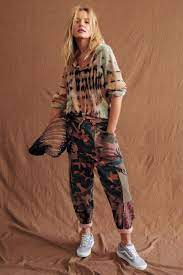 Free People NWT Size XS Zion Printed Harem Camo Pants New LAST PAIR! | eBay