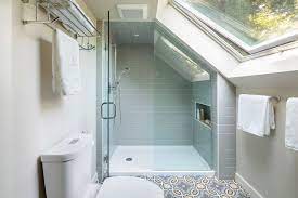 Small Attic Bathroom Skylight Bathroom