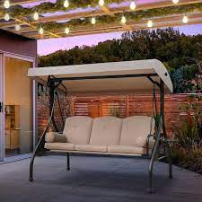 Sanstar 3 Seat Patio Porch Swing With