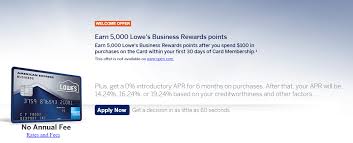 With the lowe's advantage credit card, enjoy everyday savings of 5% off* your eligible purchase or order when charged to your lowe's account. American Express Lowe S Business Rewards Card Review 5 Off Lowe S Up To 3x Points On Purchases Doctor Of Credit