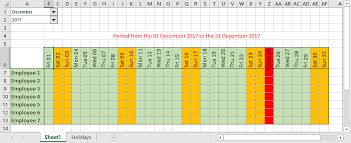 3 days on 3 days off, the next week 4 days on 4 days off. How To Make Automatic Calendar In Excel