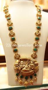 emerald lakshmi long chain by