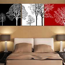 Red Tree Modern Wall Art Oil Painting