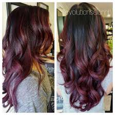 Spiked hair is a perennial favorite for many men, and many punk haircuts for women feature this outrageous look as well. Gorgeous Black To Maroon Ombre Maroon Hair Burgundy Hair Ombre Hair