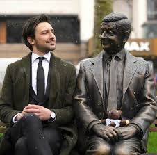 Remember to tag us in your photos. The Statue Of Mr Bean Rowan Atkinson Unveiled Today In Leicester Square London Pics