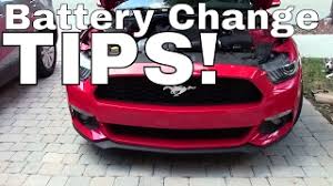 2017 mustang battery change do s and
