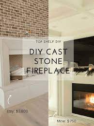 Diy Faux Cast Stone Fireplace Part 1