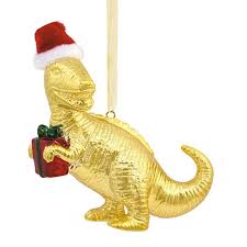 Ok, why are we not talking about the fact that you can thank the bus driver?! Gold Dinosaur In Santa Hat Premium Porcelain Hallmark Ornament In 2020 Dinosaur Christmas Tree Dinosaur Christmas Hallmark Ornaments