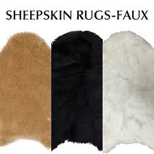 sheepskin rugs faux herie carpets