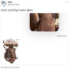 never sending nudes again | Boar Head Exploding | Know Your Meme