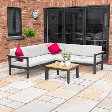 harrier luxury corner sofa table set
