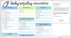 4 using a to do list template to organize your home life. Baby Registry Checklist Excel Template Savvy Spreadsheets