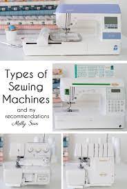 types of sewing machines melly sews