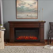carlisle electric fireplace in chestnut