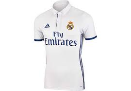 Adidas real madrid home jersey. Adidas Authentic Real Madrid Home Jersey 2016 17 Real Madrid Jerseys