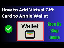 Virtual Gift Card To Apple Wallet