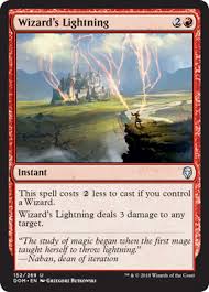 Dominaria Card Of The Day Wizard S Lightning And Retort Magic The Gathering