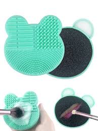 1 makeup brush cleaning pad with