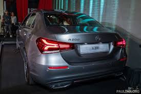 All the above prices are manufacturer's recommended retail prices. V177 Mercedes Benz A Class Sedan Launched In Malaysia A200 And A250 At Rm230k And Rm268k Paultan Org