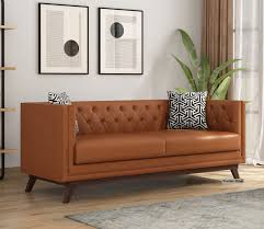 Buy Berlin 3 Seater Sofa Leatherette