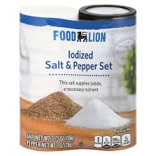 save on food lion iodized salt pepper