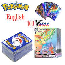 100 Pieces/200pieces/set Game Shiny Pokemon Cards English Flash Trading Gx  Card No Repeat With Mega Cards Random Send - Game Collection Cards -  AliExpress