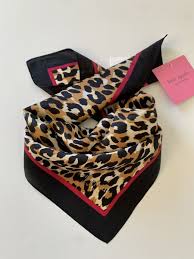 silk leopard bungalow square scarf rp