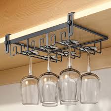 whole hanging wine glass cup rack
