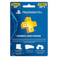 sony playstation plus membership card