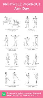 Arm Day My Custom Printable Workout By Workoutlabs