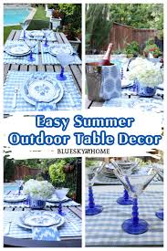 easy outdoor summer table decor ideas