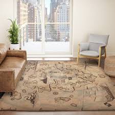 pirate map rug by folknfunky society6