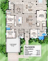 split bedroom florida style house plan