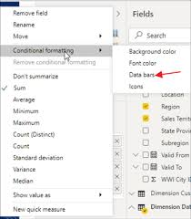 power bi conditional formatting for