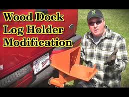 wood dock log holder modification mfd