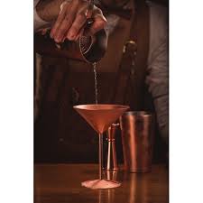copper martini cocktail glass 240ml 8 5oz