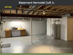Basement Remodel Golf Il Regency