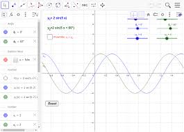 addition of sine waves geogebra