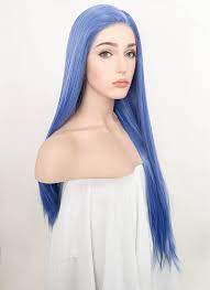 Usd $29.99 (11114) costume wigs. Blue Color Wigs Wig Is Fashion