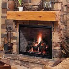 Majestic 36 Inch Biltmore Radiant Wood Burning Fireplace Herringbone