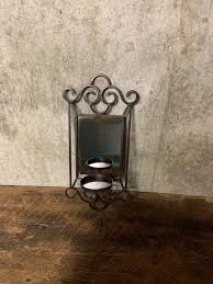 Metal Candle Sconce Mirror Sconce Wall