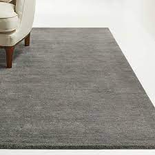 baxter grey wool area rug 9 x12