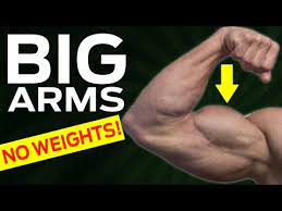 how to get bigger arms without weights
