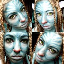 avatar inspired makeup a face
